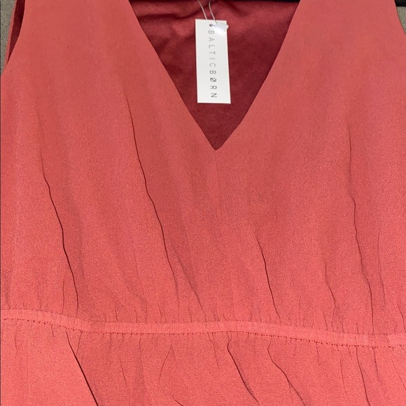 Baltic Born Raspberry V-Neck Maxi Dress - Picture 7 of 7